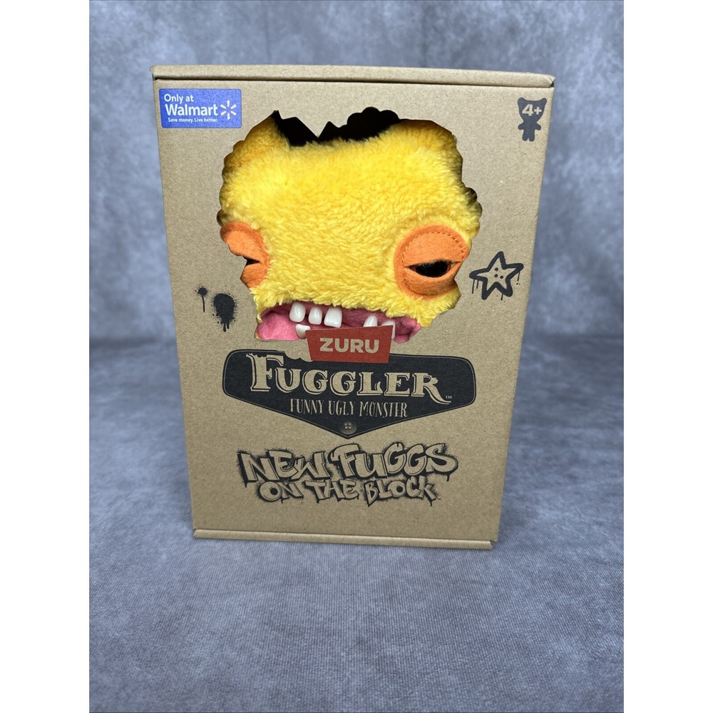 FUGGLER NEW FUGGS ON THE BLOCK SIR NUBBYNUTS YELLOW FUNNY UGLY MONSTER NEW TOY